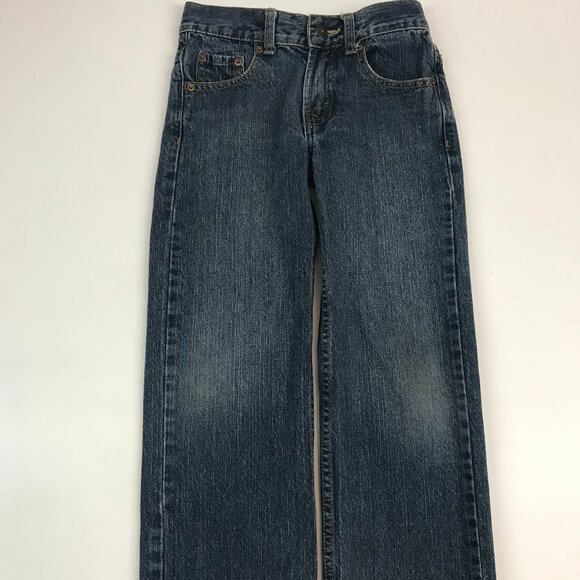 Levi's 550 Relaxed Fit 100% Blue Denim Jeans Size 8 Slim W22 x L22 - Picture 1 of 8